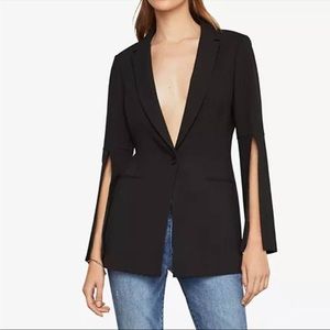BCBG maxzaria cape sleeve black blazer jacket